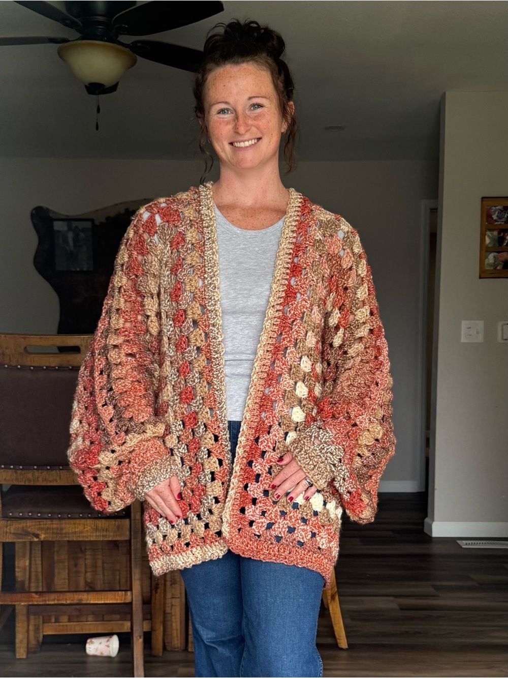 Handcrafted Crochet Cardigan Sweater